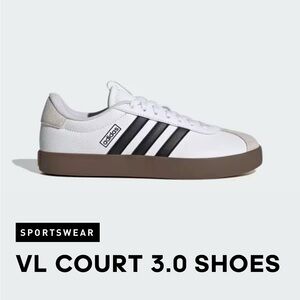 Adidas White VL Court 3.0 Shoes | W10 | Gently used sneakers